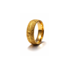 Basketball-Inspired Textured Ring