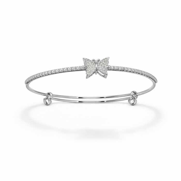 Silver Butterfly Bracelet
