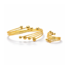 Golden Spiral Cuff & Ring