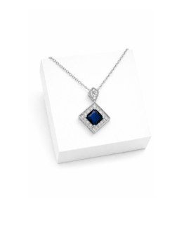 Square Crystal Necklace