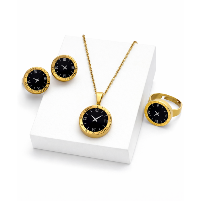 Royal Roman Dial Jewelry Set
