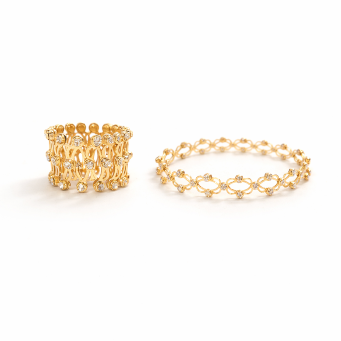 Luxe Link Ring & Bracelet Set Luxe Link Ring & Bracelet Set