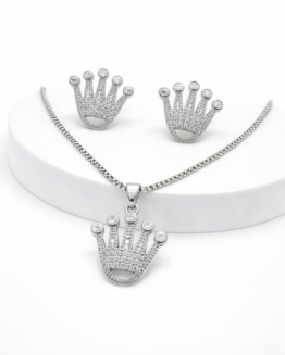 Royal Crown Crystal Jewelry Set